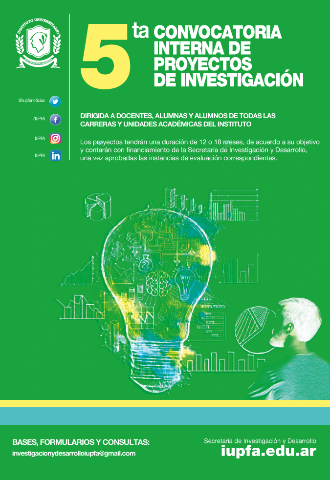PROYECTOS DE INVESTIGACIÓN DEL IUPFA