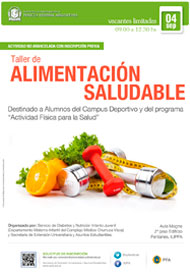 04 DE SEPTIEMBRE . TALLER DE ALIMENTACIÓN SALUDABLE