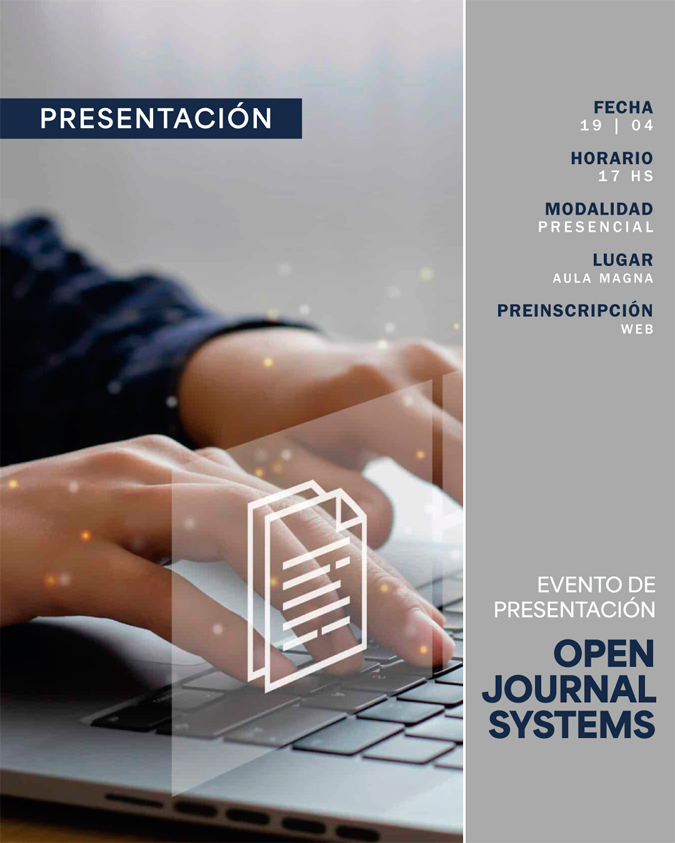 19 DE ABRIL . OPEN JOURNAL SYSTEMS . IUPFA