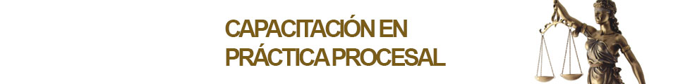 23 DE MARZO . CURSO CAPACITACIÓN EN PRÁCTICA PROCESAL