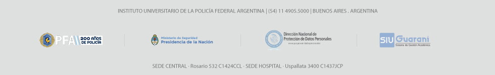 IUPFA . Instituto Universitario de la Policía Federal Argentina